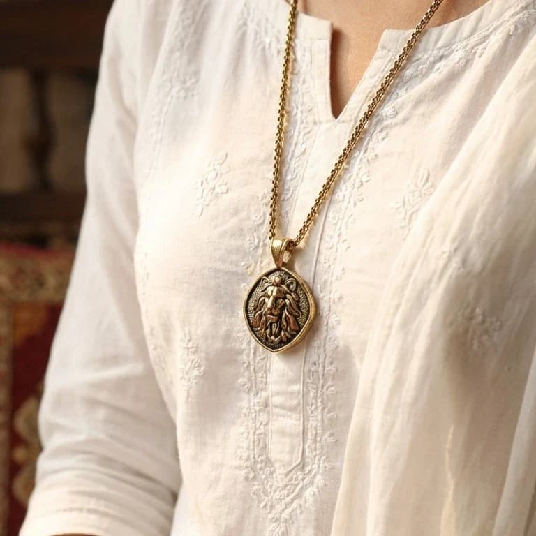 Leo (Singh) Rashi Pendant 3