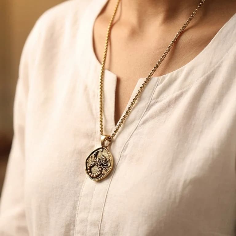 Scorpio (Vrishayik) Rashi Pendant